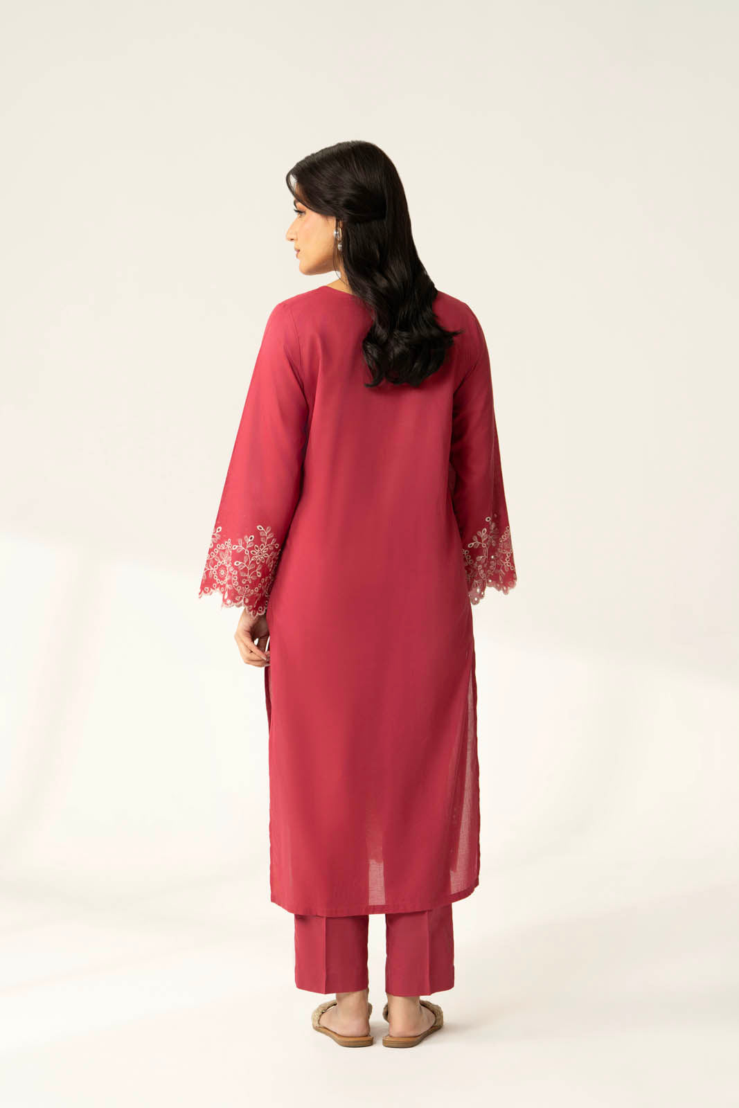 2 Piece Lawn Embroidered Suit (HB1265)