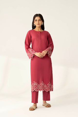 2 Piece Lawn Embroidered Suit (HB1265)