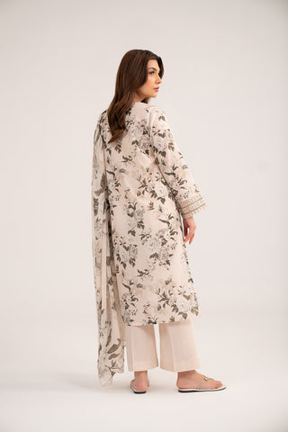 3 Piece Printed Lawn Printed Suit (CP0393)