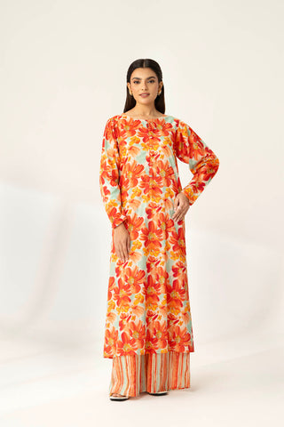 2 Piece Printed Lawn Printed Suit (PD1343)
