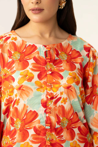 2 Piece Printed Lawn Printed Suit (PD1343)