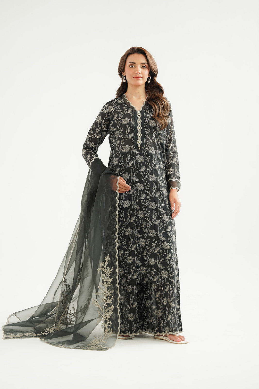3 Piece Printed Lawn Printed Suit (CP0447)