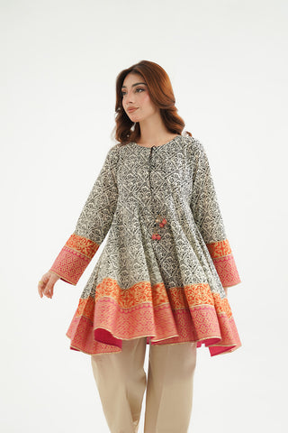 1 Piece Printed Lawn Printed Frock (CP0445)