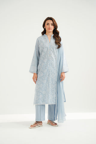 3 Piece Lawn Embroidered Suit (CS0519)