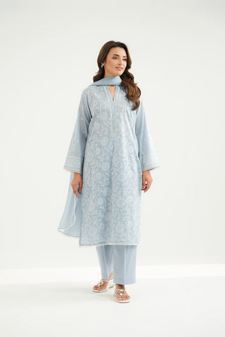 3 Piece Lawn Embroidered Suit (CS0519)