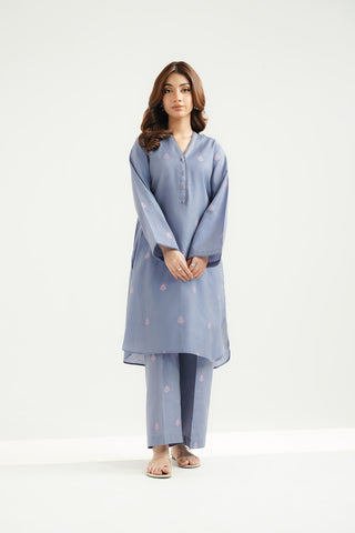 2 Piece Cotton Silk Solid Suit (CS0504)