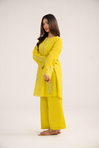 2 Piece Lawn Embroidered Suit (CP0372)