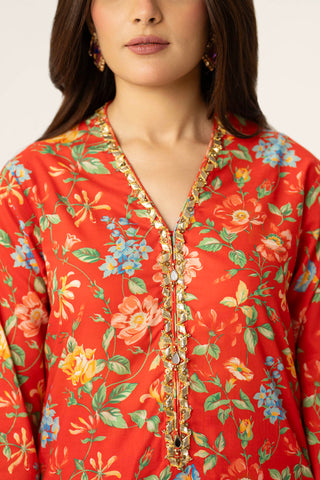 3 Piece Printed Lawn Printed Suit (PD1358)