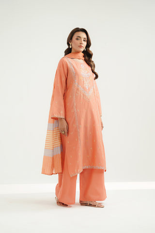 3 Piece Lawn Embroidered Suit (CS0507)