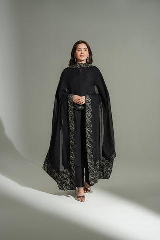1 Piece Khadi Net Embroidered Shawl (FH0027)