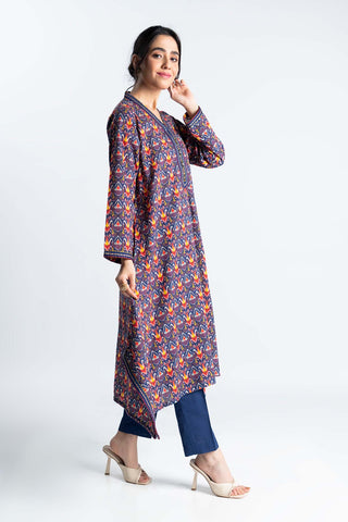 2 Piece Printed Slub Khaddar Embroidered & Printed Suit  (PD1171)