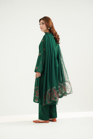 3 Piece Lawn Embroidered Suit (CS0521)