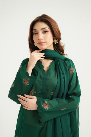 3 Piece Lawn Embroidered Suit (CS0521)