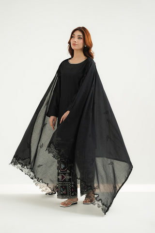 1 Piece Lawn Embroidered Shawl (CH0067)