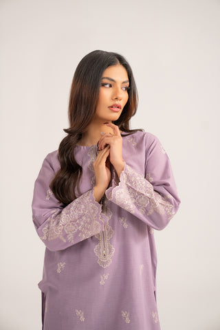 2 Piece Cotton Rip Stop Embroidered Suit (CS0427)