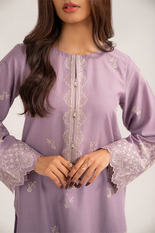 2 Piece Cotton Rip Stop Embroidered Suit (CS0427)