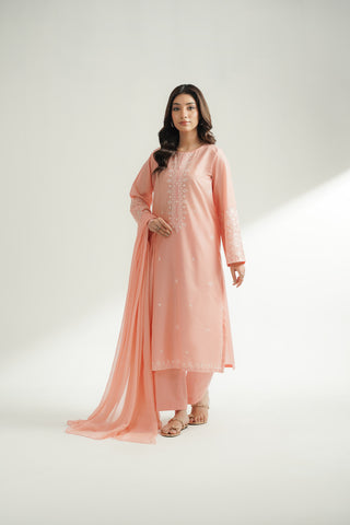 3 Piece Lawn Embroidered Suit (CS0568)