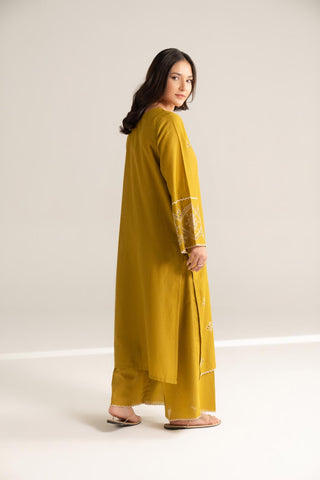 2 Piece Cotton Rip Stop Embroidered Suit (CS0541)