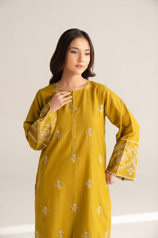 2 Piece Cotton Rip Stop Embroidered Suit (CS0541)