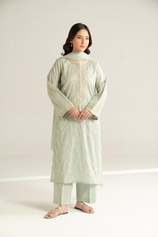 3 Piece Lawn Embroidered Suit (CS0532)