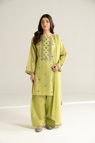 3 Piece Lawn Embroidered Suit (CS0542)
