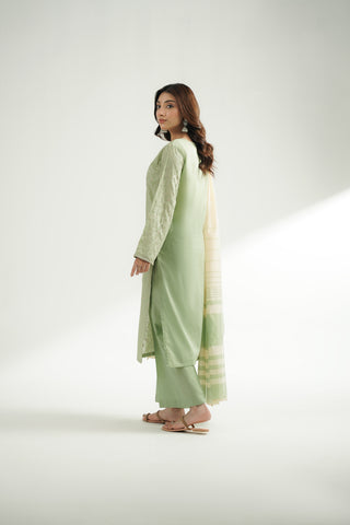 3 Piece Lawn Embroidered Suit (CS0577)