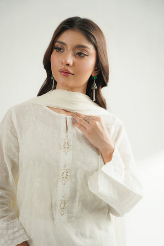 3 Piece Lawn Embroidered Suit (CS0578)