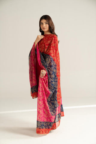 1 Piece Chiffon Printed Stole (CO0036)