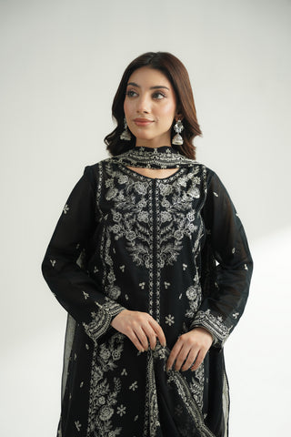 3 Piece Lawn Embroidered Suit (CS0496)