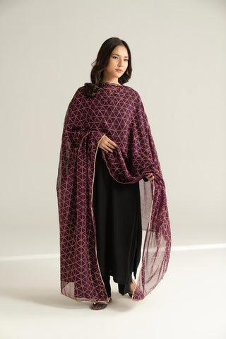 1 Piece Chiffon Printed Stole (CO0038)