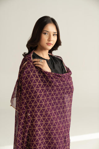 1 Piece Chiffon Printed Stole (CO0038)