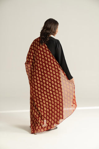 1 Piece Chiffon Printed Stole (CO0039)