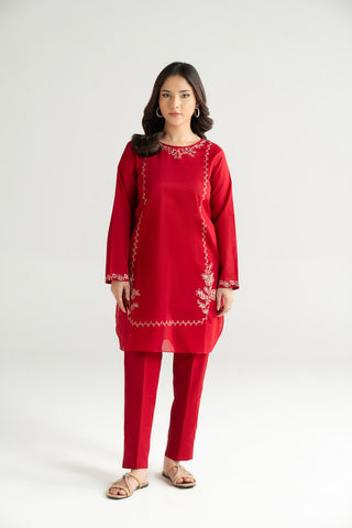 2 Piece Lawn Embroidered Suit (CP0465)