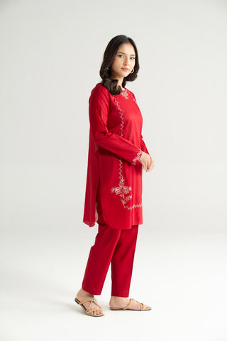 2 Piece Lawn Embroidered Suit (CP0465)