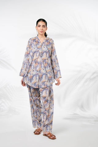 2 Piece Printed Lawn Suit (CP0057)