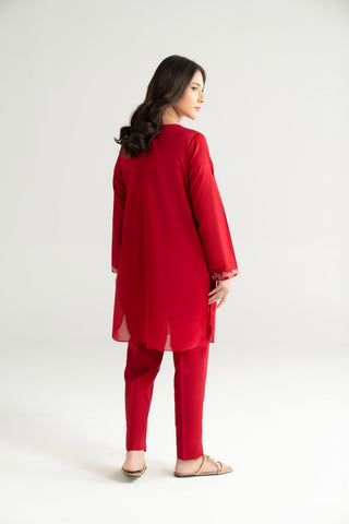 2 Piece Lawn Embroidered Suit (CP0465)