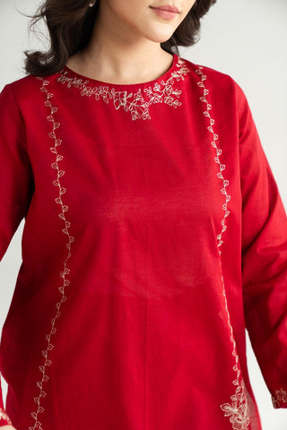 2 Piece Lawn Embroidered Suit (CP0465)
