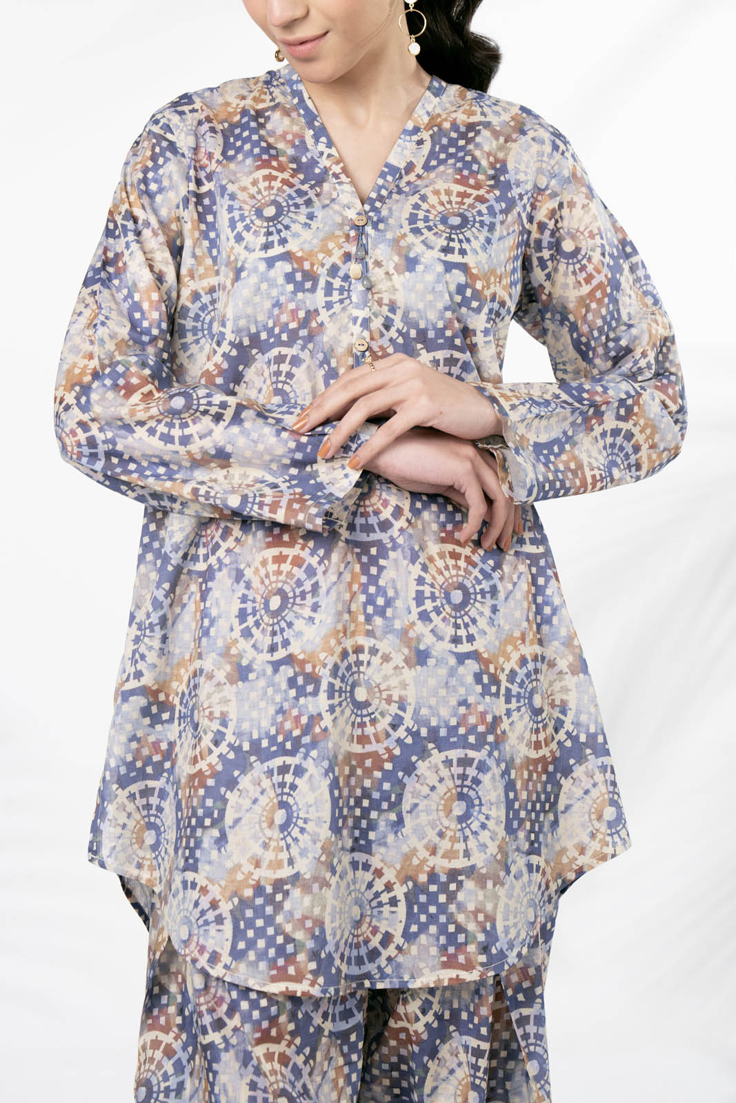 2 Piece Printed Lawn Suit (CP0057)