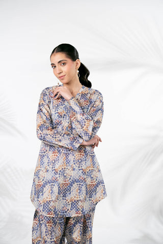 2 Piece Printed Lawn Suit (CP0057)