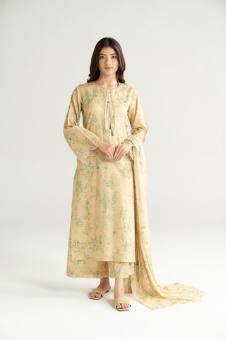 3 Piece Printed Lawn Printed Suit (CP0472)