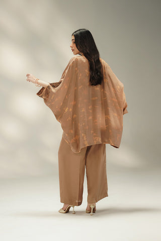 2 Piece Raw Silk Embroidered Suit (FS0082)