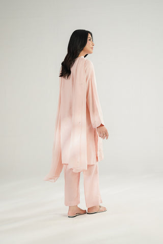 3 Piece Cotton Silk Embroidered Suit (CS0673)