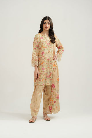 3 Piece Printed Lawn Printed Suit (CP0454)