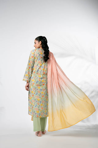 3 Piece Printed Lawn Printed Suit (CP0027)