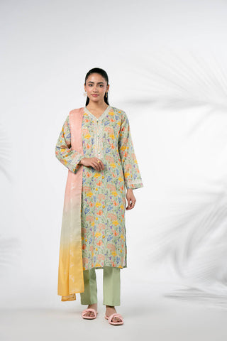 3 Piece Printed Lawn Printed Suit (CP0027)