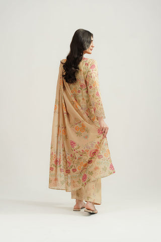 3 Piece Printed Lawn Printed Suit (CP0454)