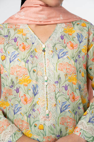 3 Piece Printed Lawn Printed Suit (CP0027)
