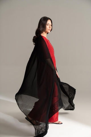 1 Piece Chiffon Embroidered Dupatta (FD0112)