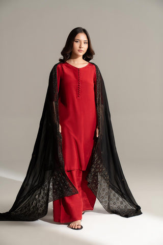1 Piece Chiffon Embroidered Dupatta (FD0113)