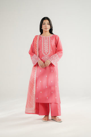 3 Piece Lawn Embroidered Suit (CS0683)